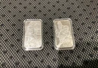 2x Royal Mint 1oz Star Wars .999 Silver Bullion Bars 1x Dark Side 1x Light Side