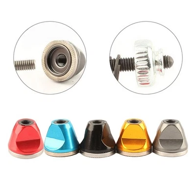 BICYCLE Écrou de moyeu modèle M écrou de tige de vélo argent pas standard aspect uni