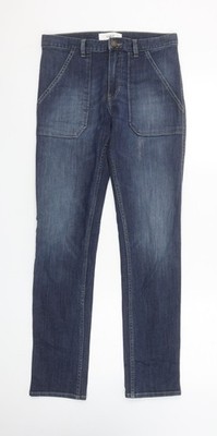 ba&sh Damen Jeans blau Straight Leg Mid Rise Denim XS