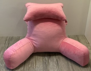 SLIGUY Lesekissen zum Sitzen im Bett / Couch ROSA Rückenkissen (L3