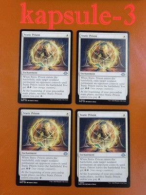 4x Static Prison | Modern Horizons 3 | MTG Magic Cards