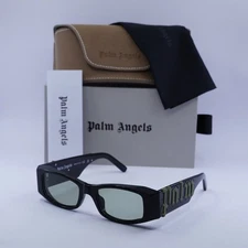 New Palm Angels PERI007 ANGEL 1055 Black/Green 51-19-145 Sunglasses