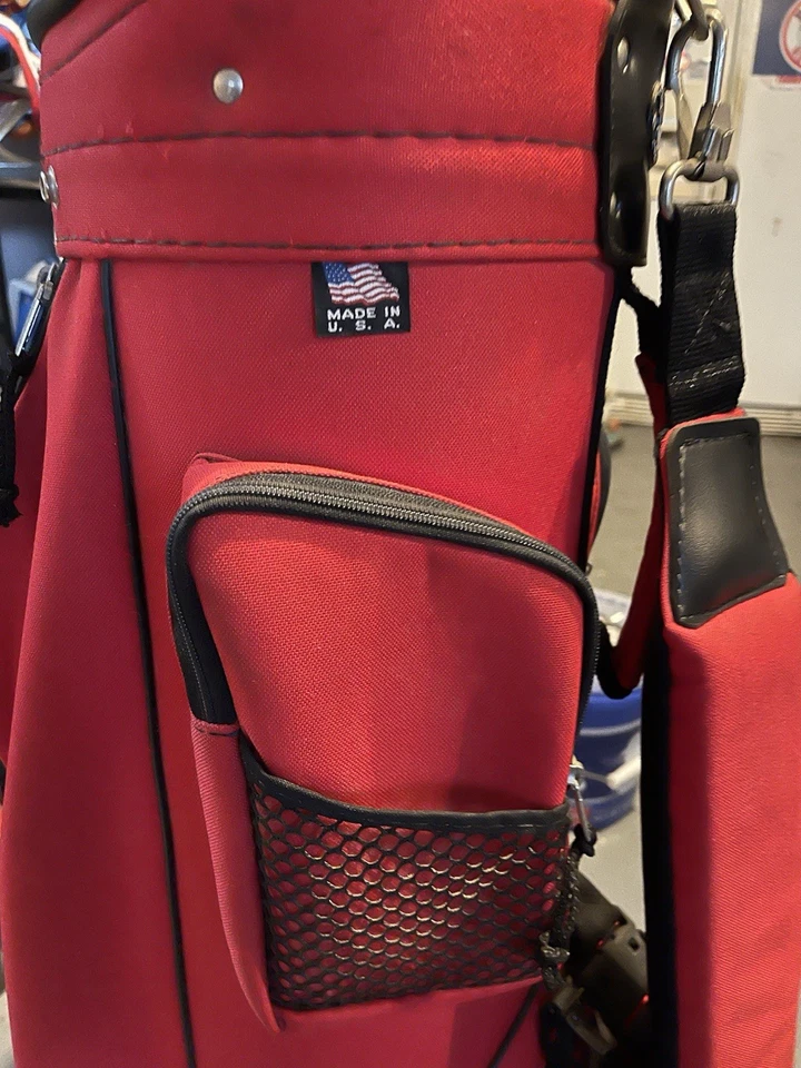 Bolsa de golf Ron Miller vintage Coca-Cola roja Foto 4 de 4