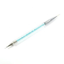 Pennello gel e strumento per punteggiare sfere nail art - doppia estremità, perline di perle