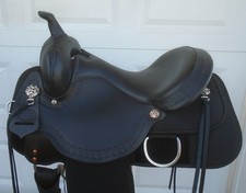NEW 15" CIRCLE Y High Horse MAGNOLIA LightWeight Cordura  Leather Trail SADDLE