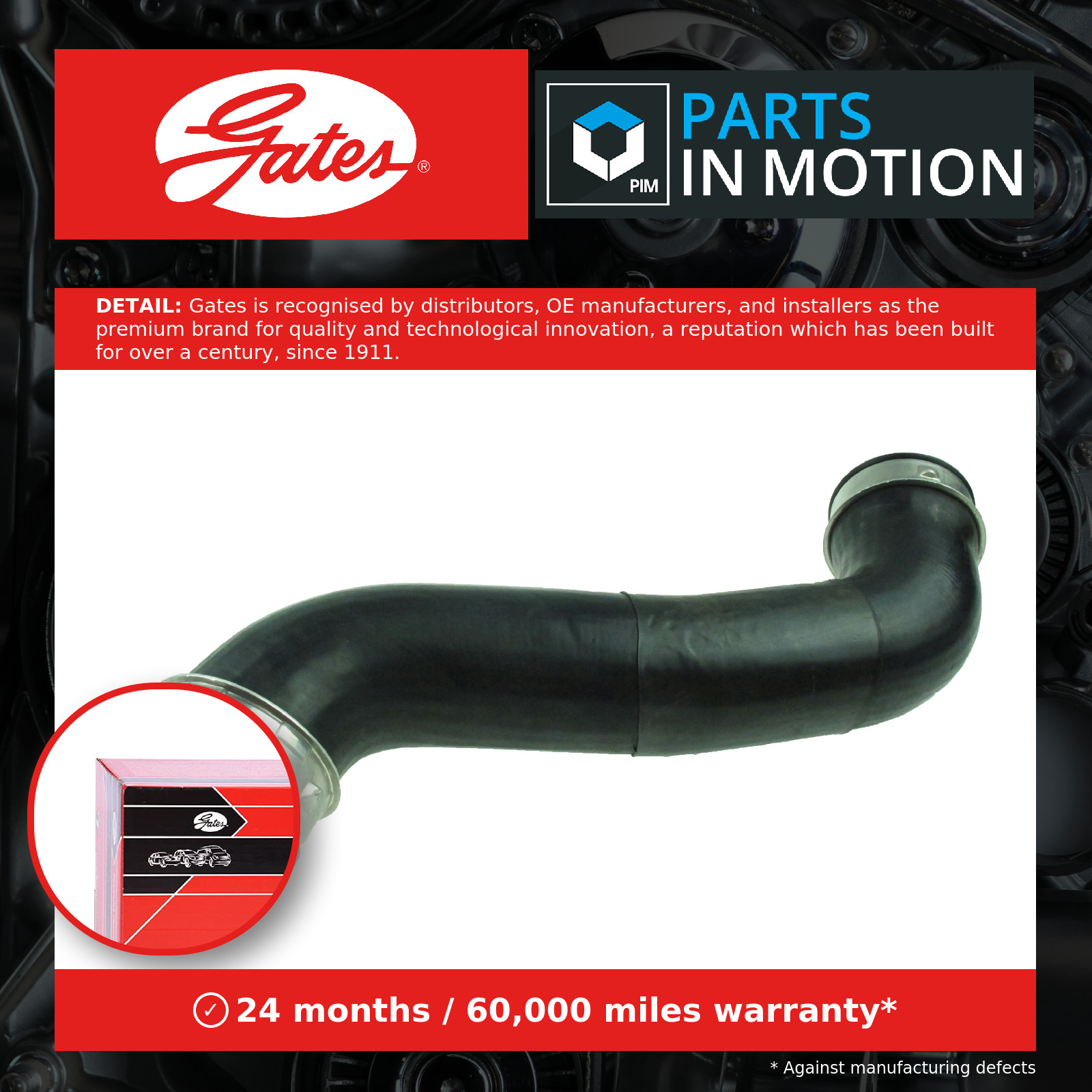 GATES-OE 09-0403 Charge Air Hose for MERCEDES-BENZ - Image 14