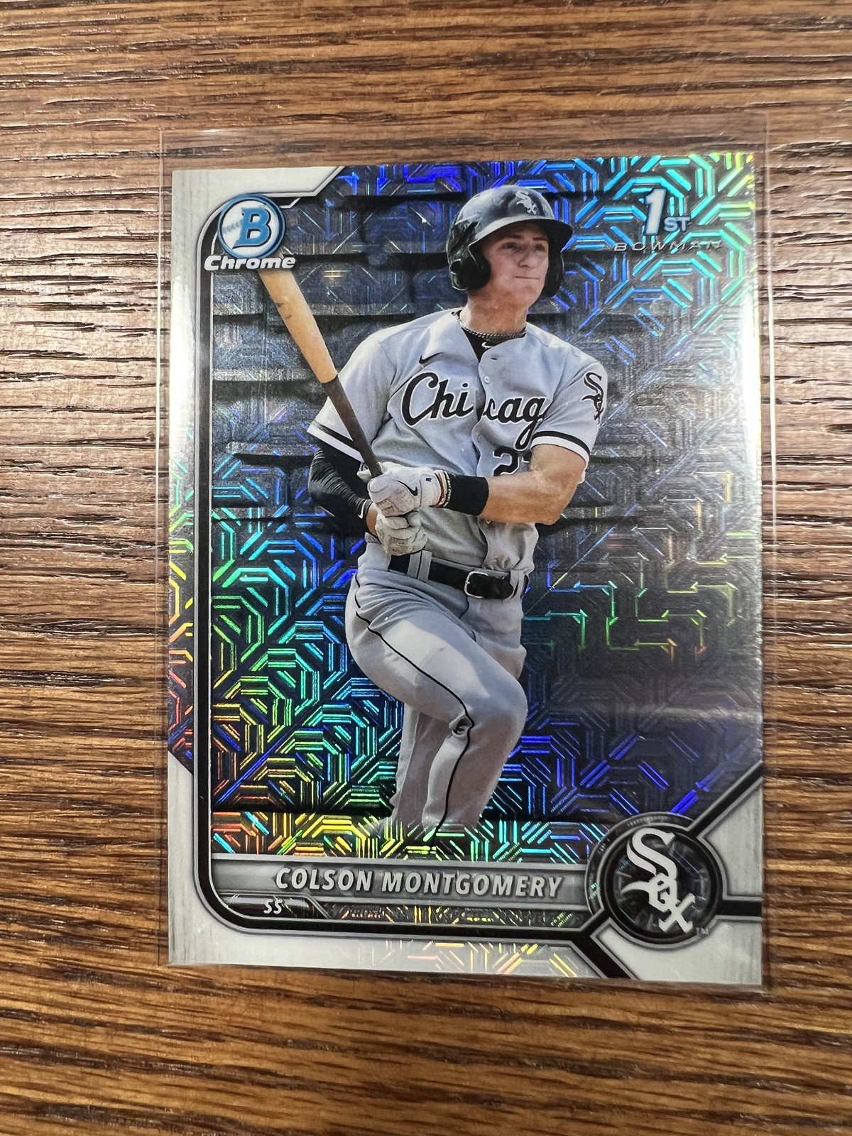 2022 Bowman #BCP-71 Colson Montgomery Chrome Prospects Mojo Refractors