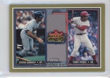 2002 Fleer Fall Classic Game Used Dual Steve Garvey Tony Perez #RFSG-TP HOF 1t3