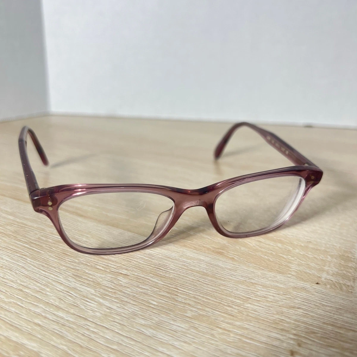 Oliver Peoples OV5224 1656 Ashton Eyeglasses Pink Translucent FRAMES 46-17-140 Oliver Peoples Eyeglasses, Frames Only, OV5224 1656 Ashton  main image 4