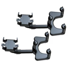 2 Pcs Vehicle Cell Phone Holder for Car Mobile Mount Adjustable Rearview