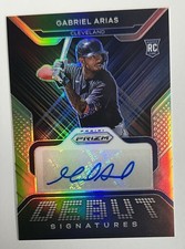 2022 Panini Prizm Debut Signatures Silver Gabriel Arias Auto
