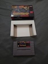 Super Ghoyls 'N Ghosts SNES Super Nintendo Cartridge And Box Excellent Condition