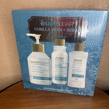 Raw Sugar Simply Hand Wash 16.9 oz Body Wash Lotion  3 oz Vanilla Bean + Sugar