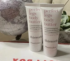 2x ThisWorks Perfect Legs Body Butter • 1 Fl Oz • Without Box Td4