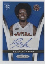 2014-15 Panini Prizm Rookie Auto Blue Prizm 368/499 Lucas Nogueira #40 Auto 1b8
