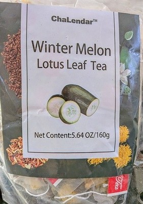 Winter Melon Lotus Leaf Tea, 30 Bags