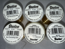 Darice Craft Wire Various Gauges Yards NON TARNISH GOLD and SILVER USA LOT 6
