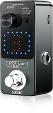LEKATO Guitar Loop Effect Pedal Triple Looper Pedal SYNC & Tuner Function M01698