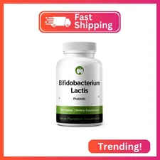 Bifidobacterium Lactis Probiotic Supplement 240 Tablets 3 Billion CFU Probiotics