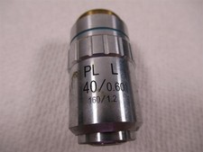 Jenco Inverted Compound Microscope Objective Lens PL L 40x 160mm 0.60
