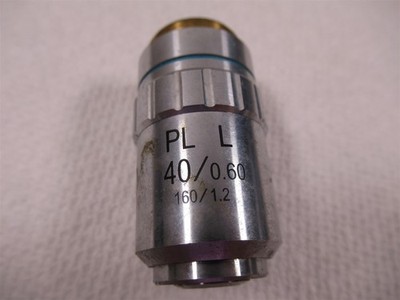 Jenco Inverted Compound Microscope Objective Lens PL L 40x 160mm 0.60