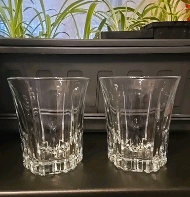 Luminarc Glasses Hexagonal Durand Pattern Clear Set Of 2