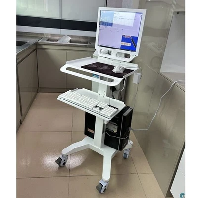 Medical Dental Lab Trolley Cart with Socket Dental Intraoral Scanner Mobile Cart