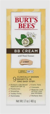 BRAND NEW Burts Bees BB Cream 1.7 oz SPF 15 (Light/Medium) Light Exp. 1/26