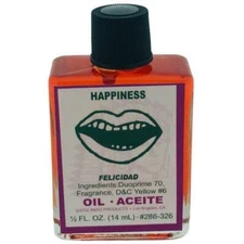 Happiness Felicidad Indio Products 1/2oz Spiritual Oil Santeria Wicca Magia