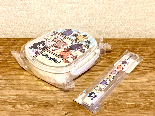 Obey Me! Lunch Box & Chopsticks Official SANRIO Collaboration Set of 2 Japan - Picture 11 of 15