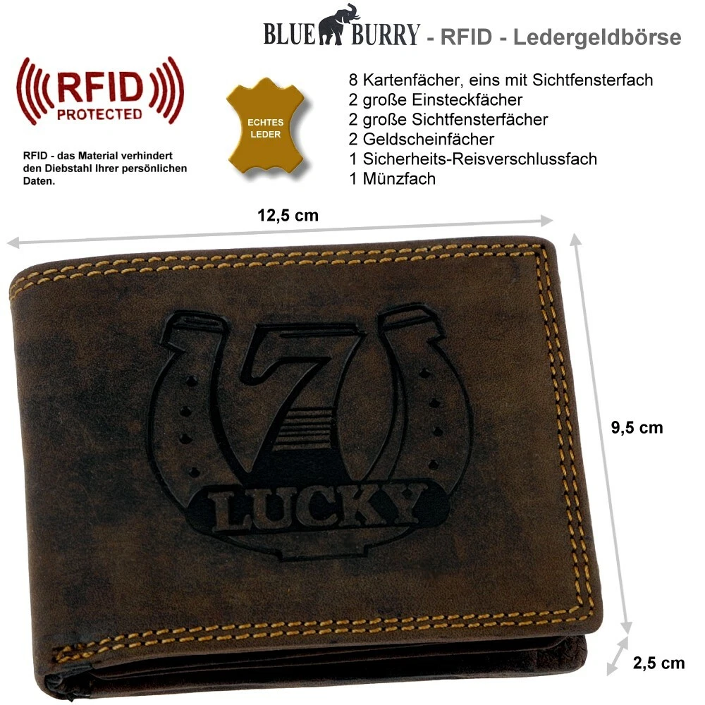 Novastar Portafoglio Sottile Da Uomo In Pelle - Stile Pirata Teschio - Foto 2