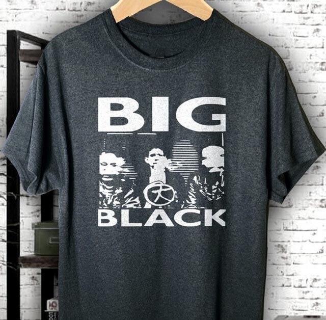 Rare Big Black Band Collection Short Sleeve Cotton S to 5xl T