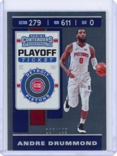 2019-20 CONTENDERS ANDRE DRUMMOND PLAYOFF TICKET #5 DETROIT PISTONS 117/199