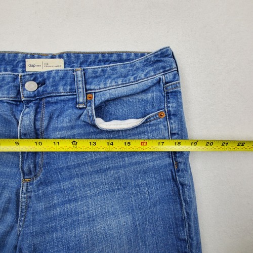 Gap Jeans Women Size 31 Short Always Perfect Boot Low Rise Zip Fly - Picture 7 of 10