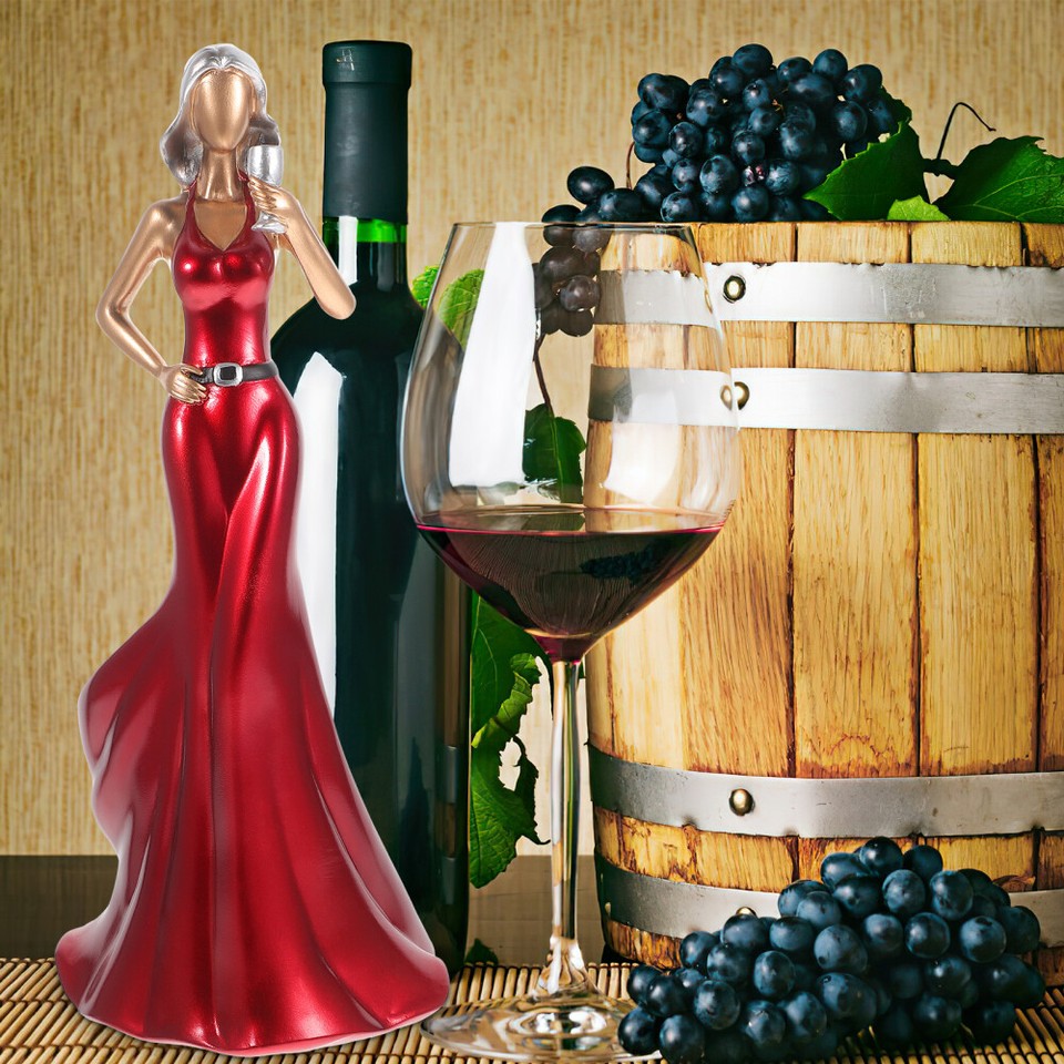 Kitchen Decor Wine Rack Decoration Practical Red Miss eBay