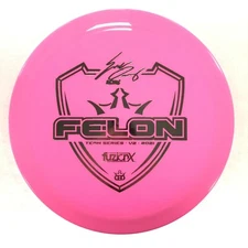 DISC GOLF DYNAMIC DISCS ERIC OAKLEY TEAM SERIES FUZION X FELON 176g PINK