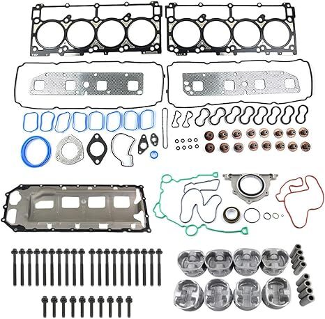 Pistons Rings Head Gaskets Kit For 03-06 Dodge Durango Ram 1500 2500 5.7L Hemi - Picture 4 of 10