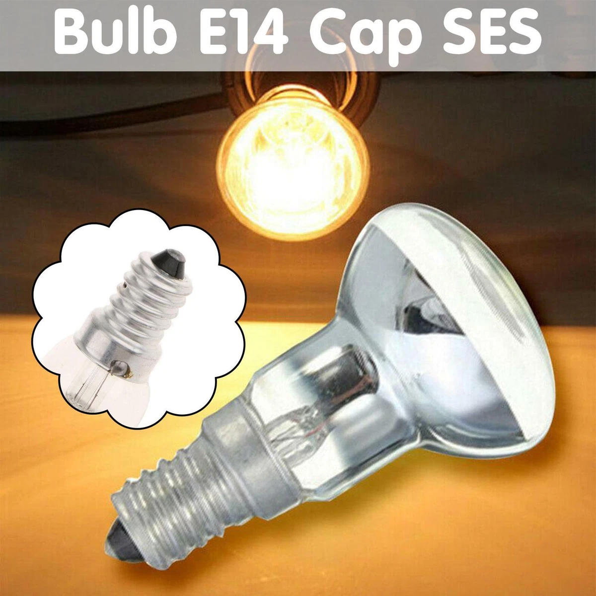 Replacement Lava Spotlight Lamp Screw in Light Bulb Parts 30W E14