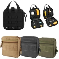 Tactical Molle Medical First Aid Pouch Military EDC Pack Bags Emergency Pouch