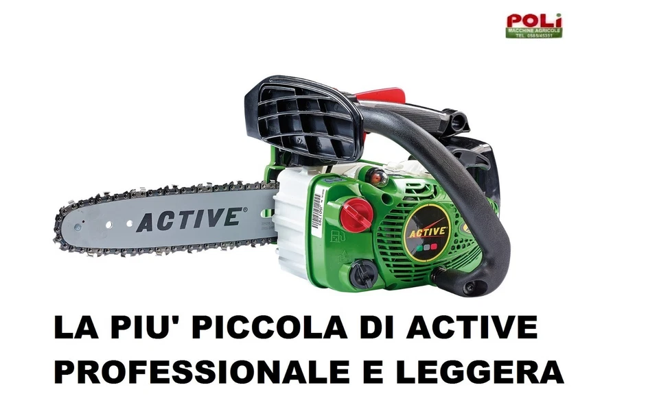 ACTIVE MOTOSEGA DA POTATURA 28-28 28.28 PROFESSIONALE MADE IN JAPAN LEGGERA - Immagine 2 di 4