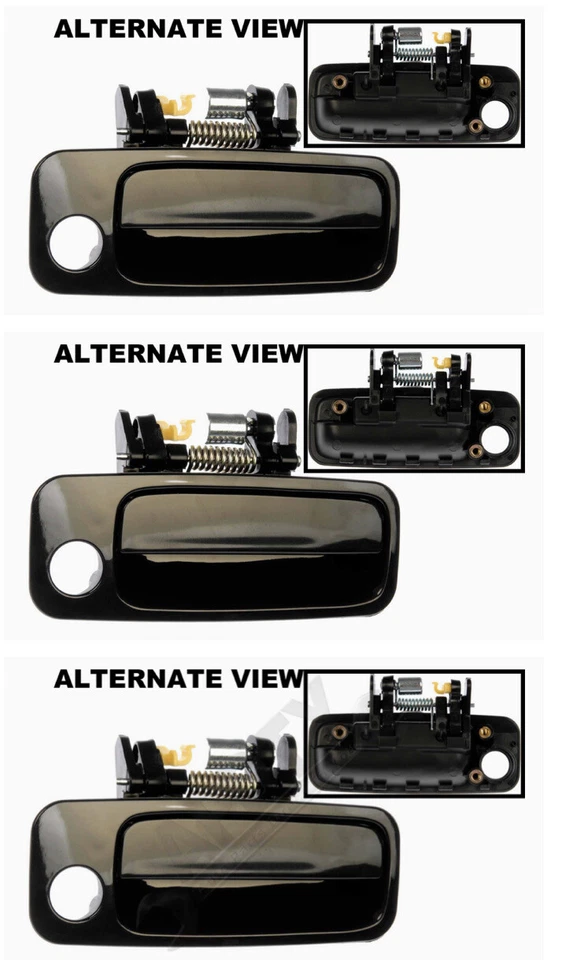 Manija de puerta exterior delantera derecha negra para Toyota Camry 1997-2001 *¡NUEVA! ¡RÁPIDO!* Foto 2 de 2