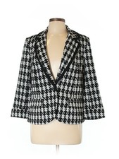 Catherine Malandrino Pointe Blazer Women's Sz Medium Houndtooth Jacket