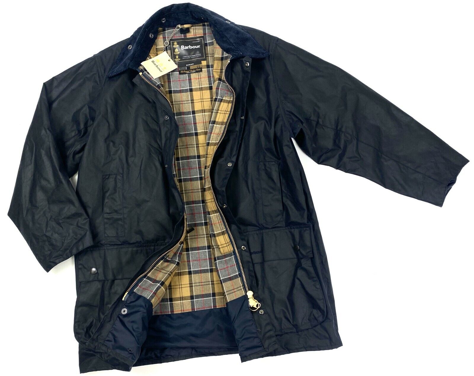 現行/Barbour Border  NAVY 42 新品