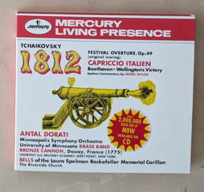 Tchaikovsky 1812 Overture - Dorati Mercury Living Presence  1995  CD