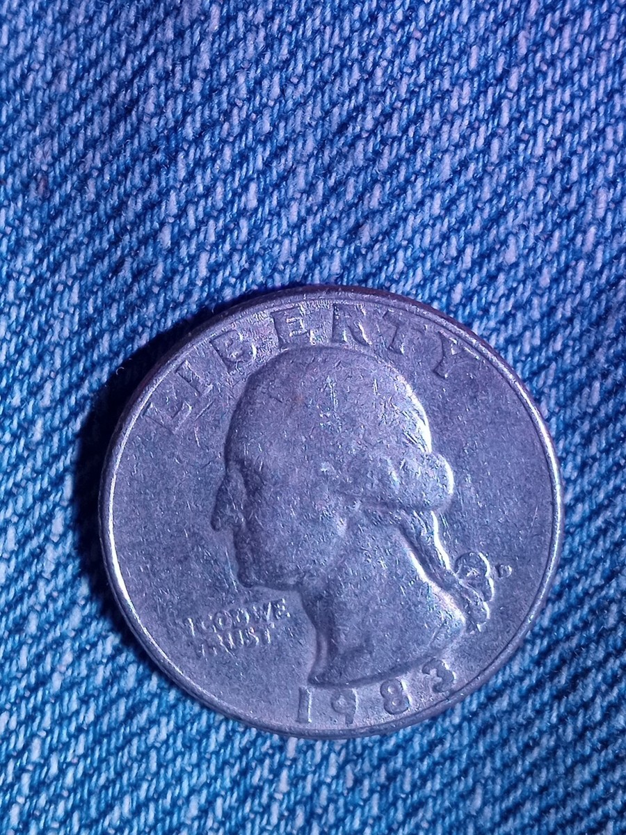 1983 d quarter error (IN GOD WE TRUST.) Free Shipping asking $475 