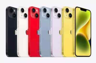 UNLOCKED - Apple iPhone 14 128GB A2649 Black Blue Purple Pink Red - OEM A GRADE
