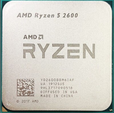 AMD CPU Ryzen 5 2600 3.4GHz Socket AM4