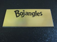 BOJANGLES Employee uniform Name Badge * GOLD * safety pin on back!
