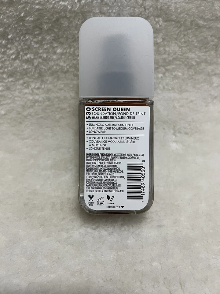 Жидкая основа под макияж Milani Screen Queen теплое красное дерево #530. 1 жидкая унция спрей - Изображение 2 из 2