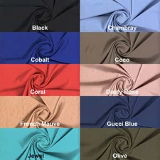 Air Flow Crinkle Seduction Fabric - Soft Woven Dress Sewing Yard